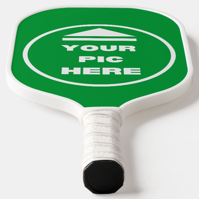 Pickleball Paddle - Add Your Image - White (Laydown)