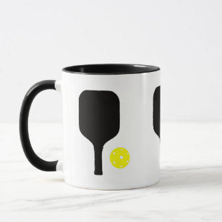 Pickleball paddle & ball mug