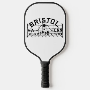 Pickleball Paddle Bristol Sign 2-side design