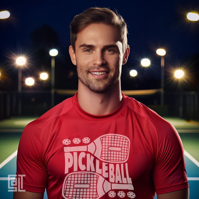 Pickleball & Paddle Classic Design T-Shirt (Creator Uploaded)
