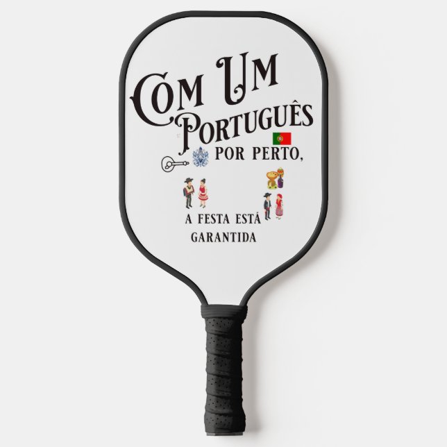 Pickleball Paddle Com um Portugues por perto (Front)