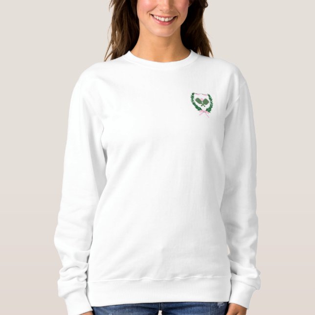 Pickleball Paddle Crewneck Sweatshirt (Front)