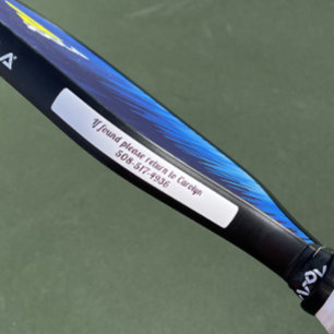 Pickleball Paddle Edge Tape Custom Name Text ICE