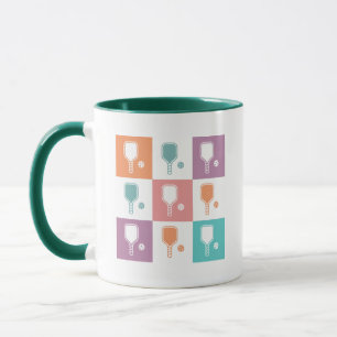 Pickleball Paddle Grid Mug