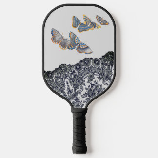 Pickleball Paddle HEART LACE AND BUTTERFLIES