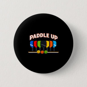 Pickleball paddle lineup for club teams and league 6 cm round badge