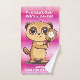 [pickleball] Paddle Me Pink! Hand Towel