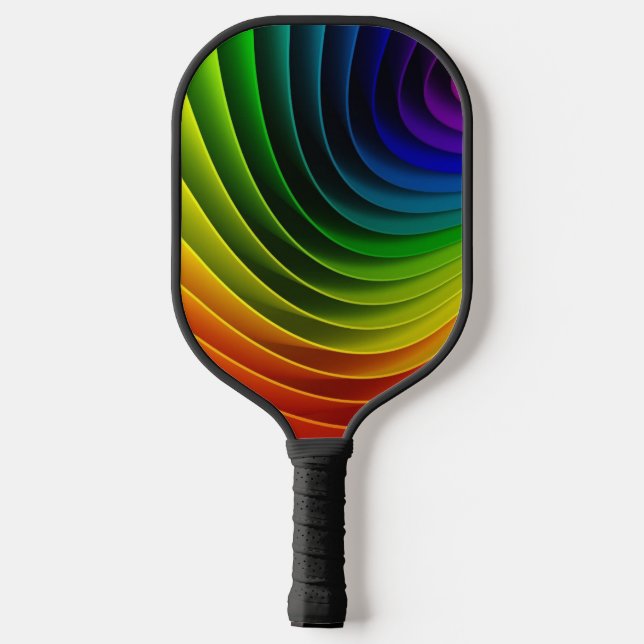pickleball paddle rainbow (Back)