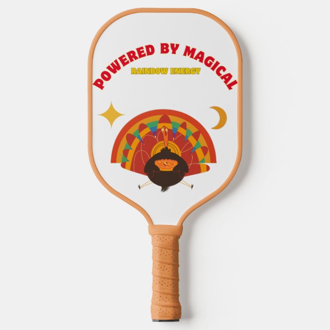 Pickleball Paddle – Rainbow  Thanksgiving 2025  (Front)