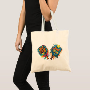 Pickleball Paddle - Sporty & Fun Design Tote Bag