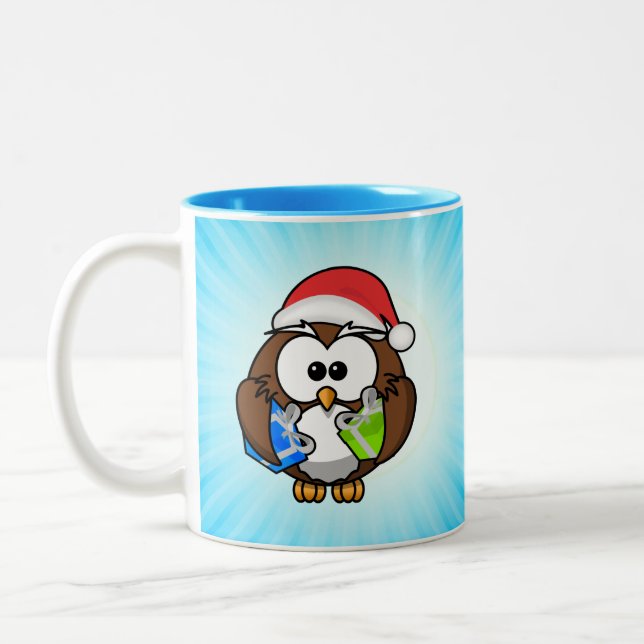 Pickleball Paddle Two-Tone Coffee Mug (Left)