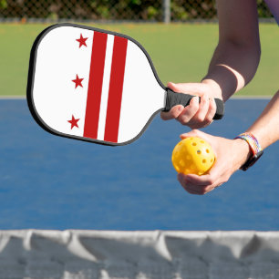 Pickleball Paddle, Washington DC flag Pickleball Paddle