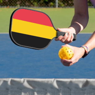 Pickleball Paddle with flag of Belgium