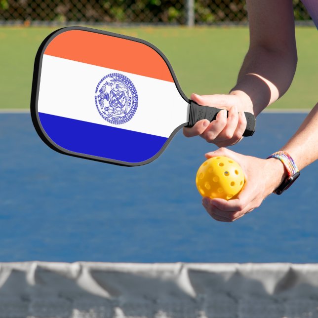 Pickleball Paddle with flag of New York, USA (Insitu)