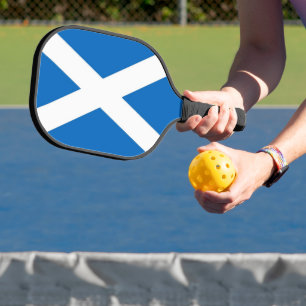 Pickleball Paddle with flag of Scotland