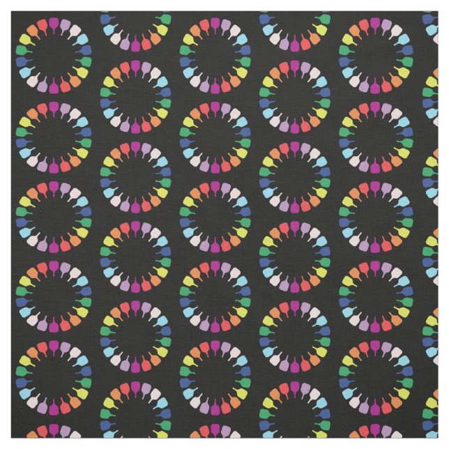 Pickleball paddles, custom background fabric (Swatch)