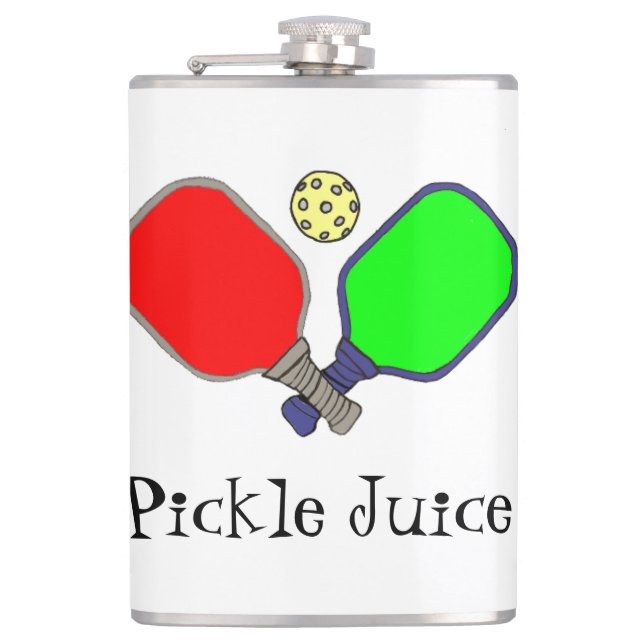 Pickleball paddles hip flask (Front)