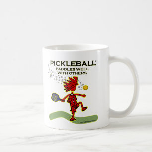 Pickleball Paddles Well With Others Coffee Mug
