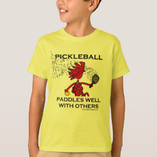 Pickleball Paddles Well With Others T-Shirt