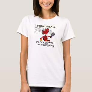 Pickleball Paddles Well With Others T-Shirt