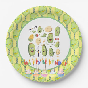 Pickleball Party Birthday  Paper Plate