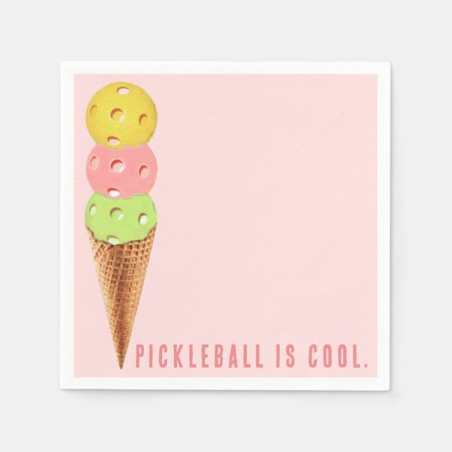 Pickleball Party Napkin (Front)