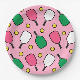 Pickleball Party Paper Plate