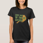 Pickleball Passion: Stay out of the Kitchen Funny T-Shirt<br><div class="desc">Attention all pickleball enthusiasts! Embrace the game with a playful motto – 'STAY out of the KITCHEN.' This humourous saying adds a touch of sporty charm to your pickleball adventures, reminding players to keep the laughter rolling while avoiding the kitchen. Whether you're a casual player or a pickleball fanatic, let...</div>