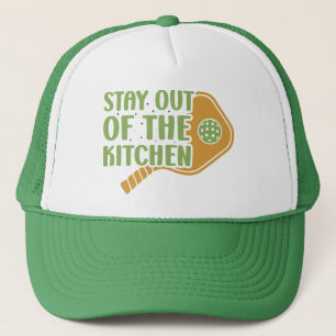 Pickleball Passion: Stay out of the Kitchen Funny Trucker Hat