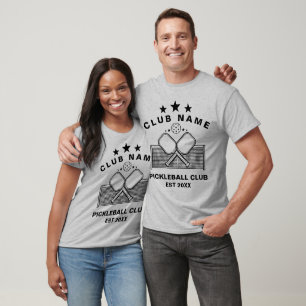 Pickleball Personalised Club Name T-Shirt