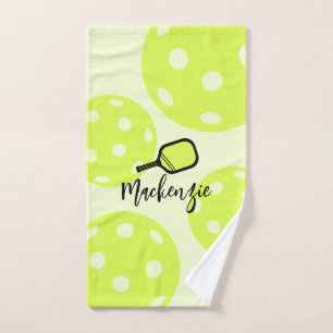 Pickleball Personalised Gear Bright Hand Towel