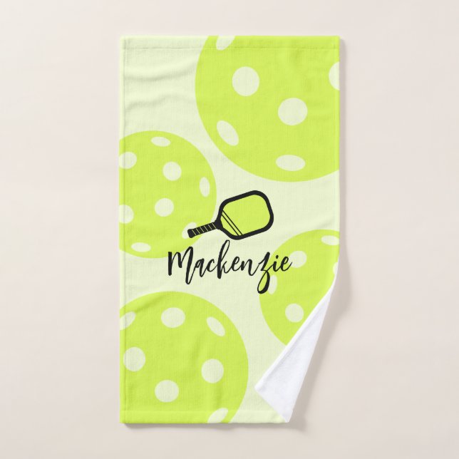 Pickleball Personalised Gear Bright Hand Towel (Hand Towel)