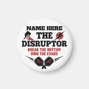 Pickleball Personalised Name The Disruptor Magnet