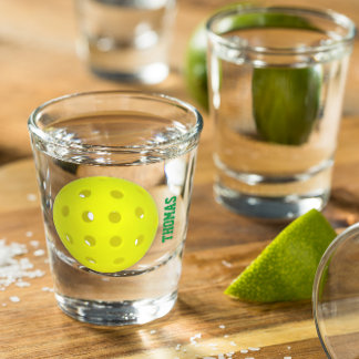 Pickleball Personalised Shot Glass