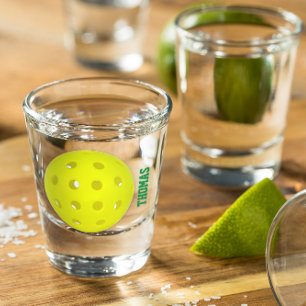 Pickleball Personalized Shot Glass