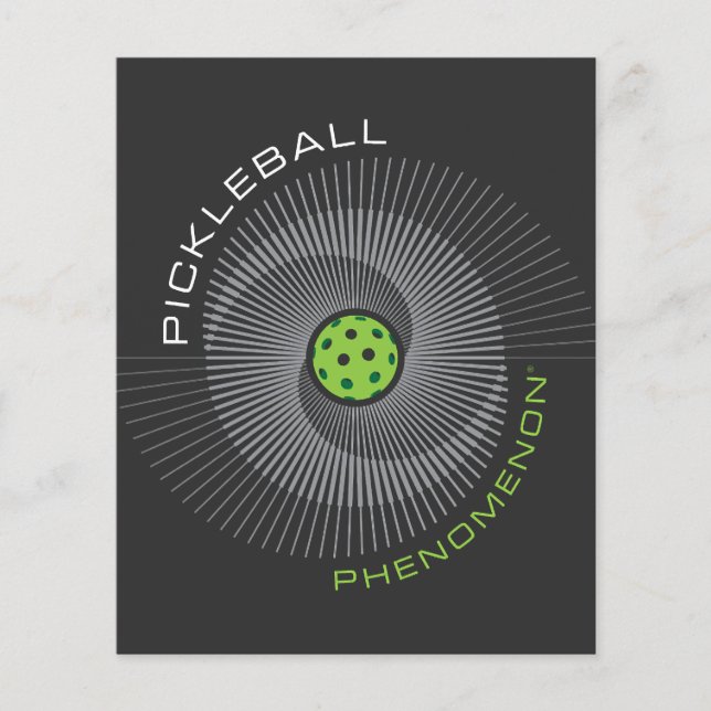 Pickleball Phenomenon Galaxy Flyer (Front)
