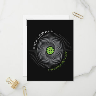 Pickleball Phenomenon Galaxy Invitation Postcard