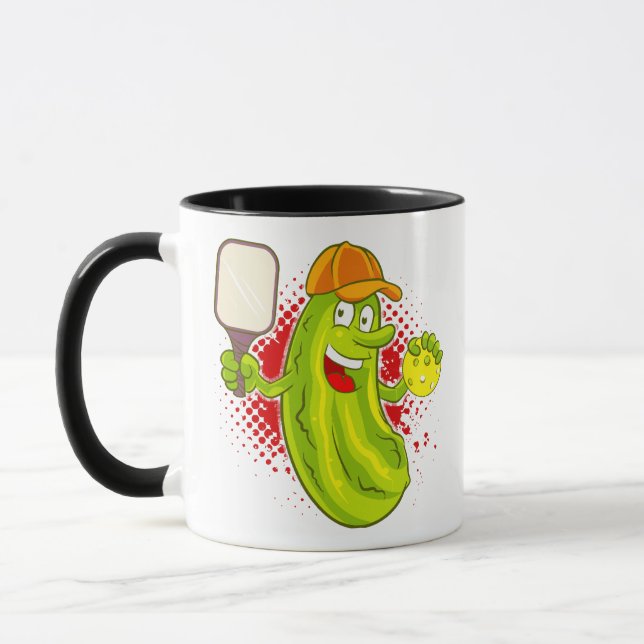 Pickleball Pickle Player  Mug (Left)