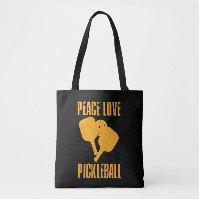 Pickleball Pickleball Player Gift Tote Bag (Front)