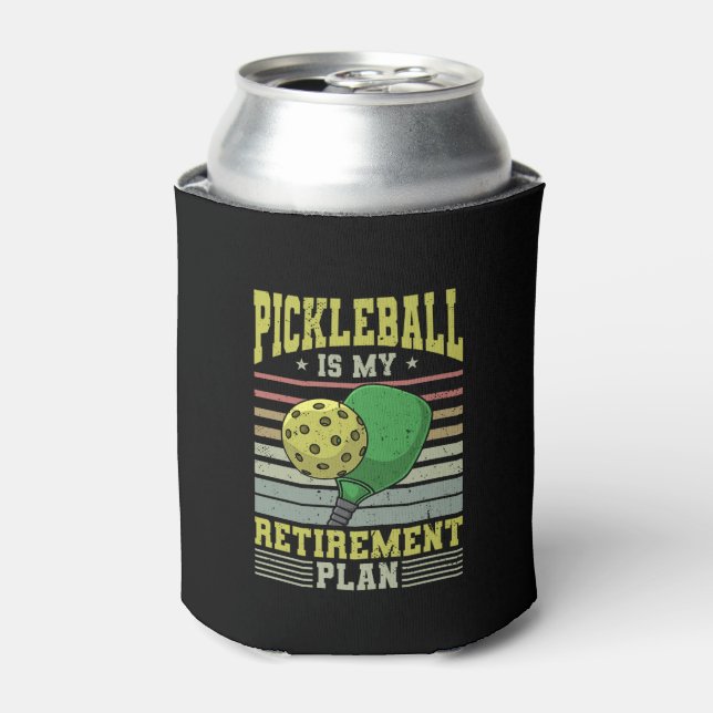 Pickleball - Pickleball Retirement Can Cooler (Can Front)