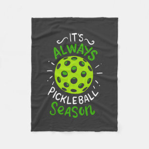 Pickleball - Pickleball Season Fleece Blanket