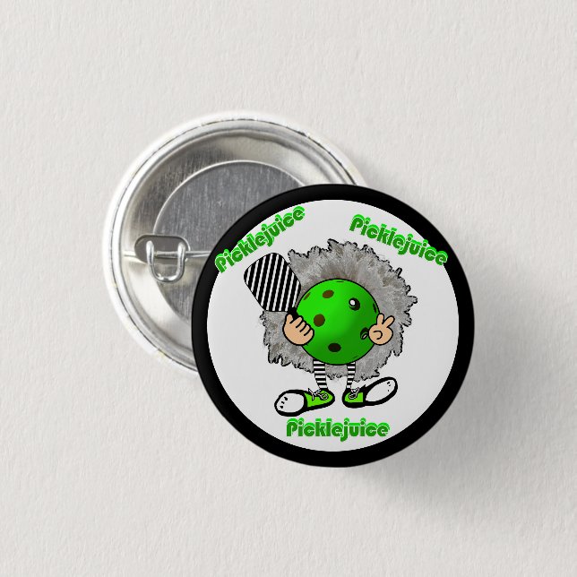 Pickleball Picklejuice Halloween Movie Inspired  3 Cm Round Badge (Front & Back)