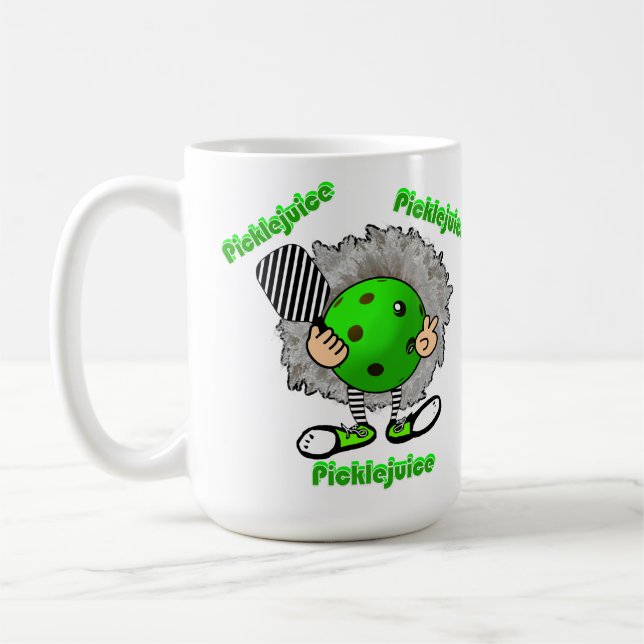 Pickleball Picklejuice Halloween Movie Inspired  Coffee Mug (Left)