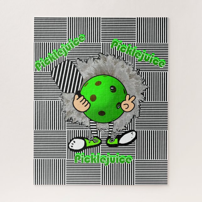 Pickleball Picklejuice Halloween Movie Inspired  Jigsaw Puzzle (Vertical)