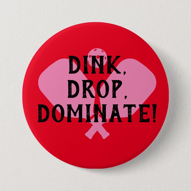 Pickleball pin badge pickballer game player (Front)