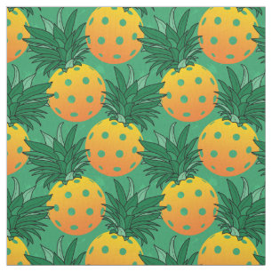 😍 Pickleball pineapple pattern Fabric