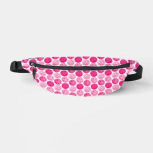Pickleball Pink & White Pickleball Party Bum Bags