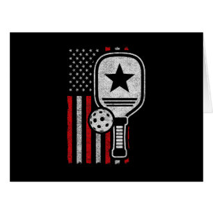 Pickleball Player - American Flag Pickleball - Pic