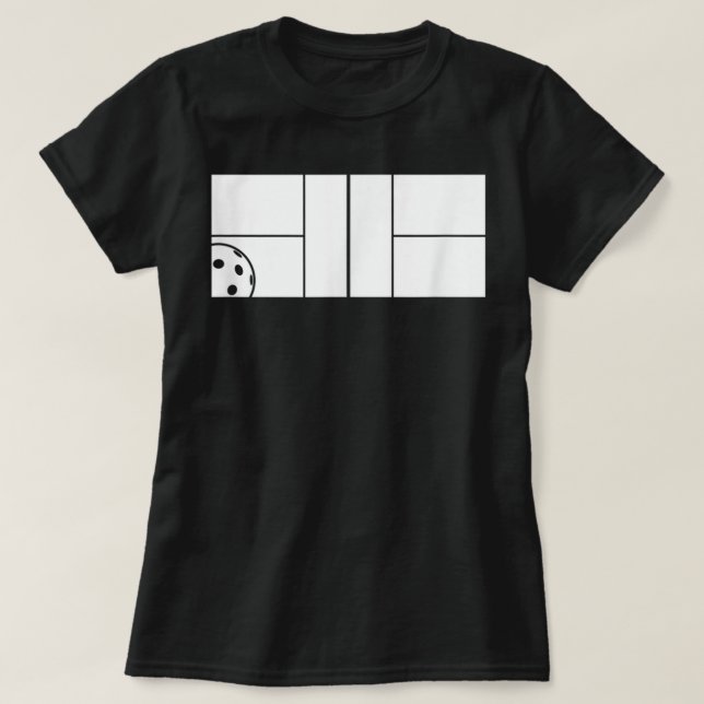 Pickleball Player Court For Men Women Funny Gift 1 T-Shirt (Design Front)