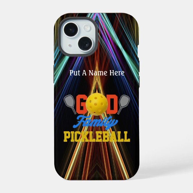 Pickleball Player/Fan personalise Case-Mate iPhone 15 Case (Back)